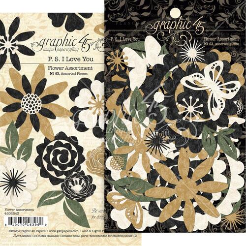 Graphic 45 PS I Love You Flower Assortment