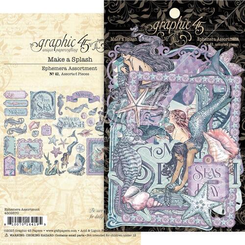 Graphic 45 Make a Splash Ephemera Assortment