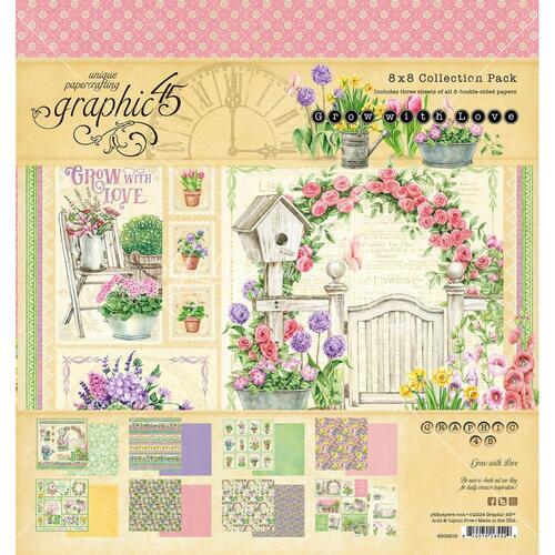 Graphic 45 Grow With Love 8x8" Collection Pack