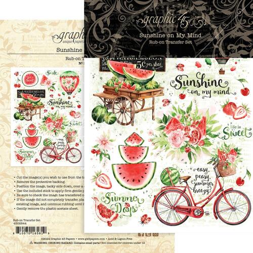 Graphic 45 Sunshine on My Mind - Rubons