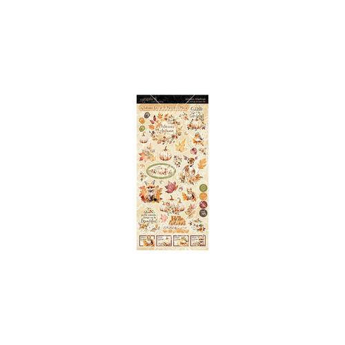Graphic 45 Autumn Greetings - Cardstock Sticker Set
