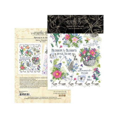 Graphic 45 Spring is in the Air - Rubon Transfers