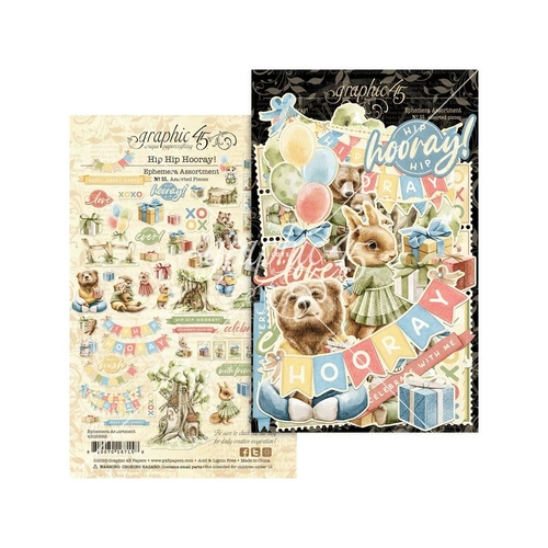 Graphic 45 Hip Hip Hooray - Ephemera