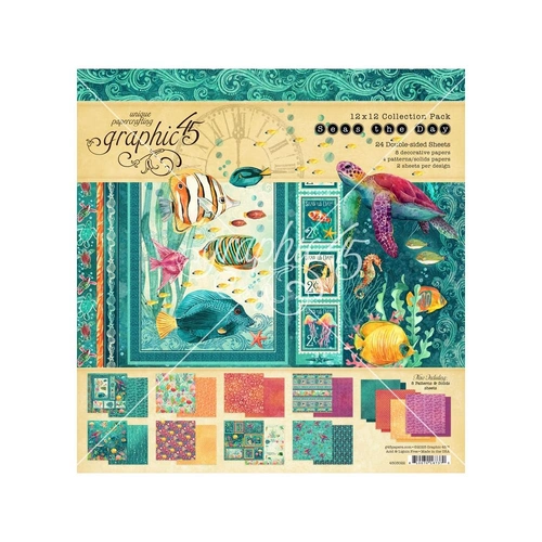 Graphic 45 Seas the Day - 12x12" Collection Pack