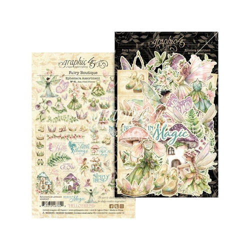 Graphic 45 Fairy Boutique - Ephemera Assortment