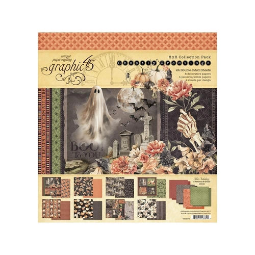Graphic 45 Ghostly Greetings - 8x8" Collection Pack