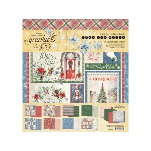 Graphic 45 Deck the Halls - 8x8" Collection Pack