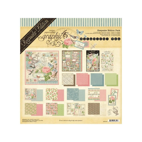 Graphic 45 Botanical Tea - Keepsake Edition Pack