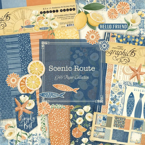 Graphic 45 Scenic Route - Collection Bundle