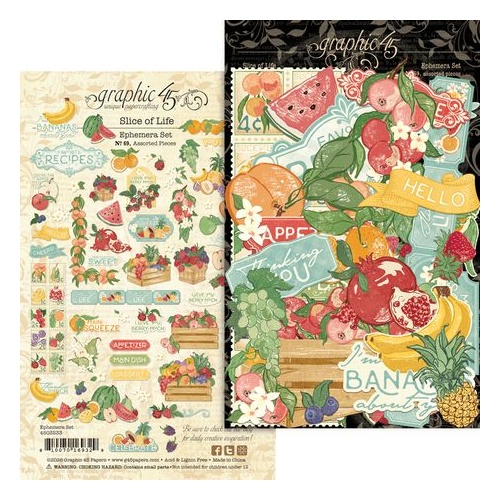 Graphic 45 Slice of Life - Ephemera Set