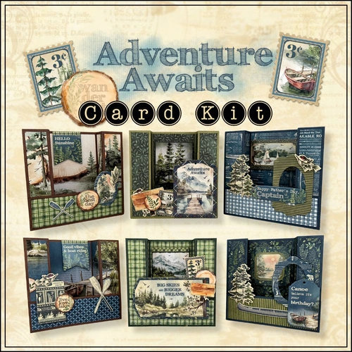 Graphic 45 Adventure Awaits - Card Kit