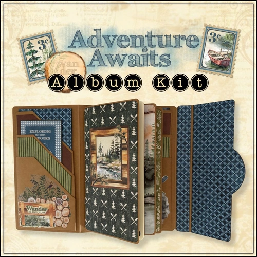 Graphic 45 Adventure Awaits - Album Kit