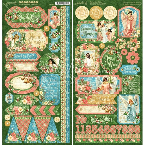Graphic 45 Joy to the World Cardstock Stickers