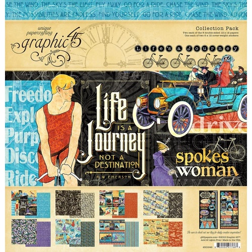 Graphic 45 Life's Journey 12" Collection Pack