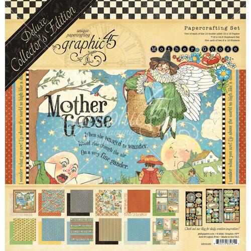 Graphic 45 Mother Goose 12" Deluxe Collector's Edition Pack