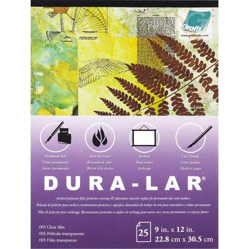Grafix Dura-Lar Clear 9x12" 0.005 Pad