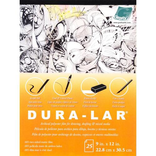 Grafix Dura-Lar Matte 9x12" 0.005 Pad