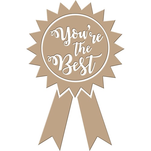 Spellbinders Glimmer Impression Hotfoil Plate You're the Best