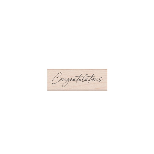 Hero Arts Cursive Congratulations Stamp