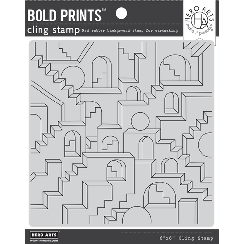 Hero Arts Geometric City Bold Prints Stamp