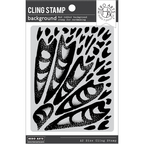 Hero Arts Abstract Butterfly Wing Background Stamp