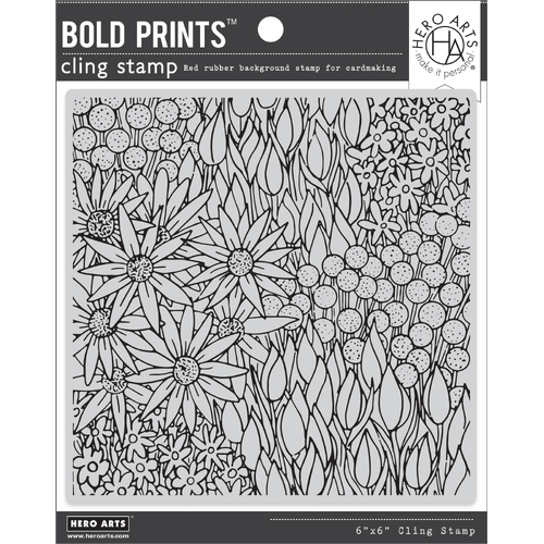 Hero Arts Flower Market Bold Prints Stamp