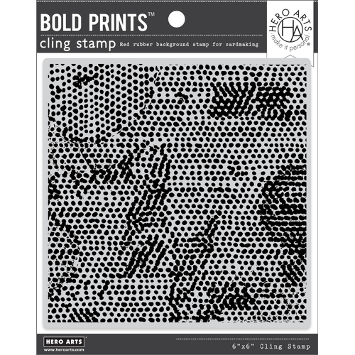 Hero Arts Rough Dot Bold Prints Stamp