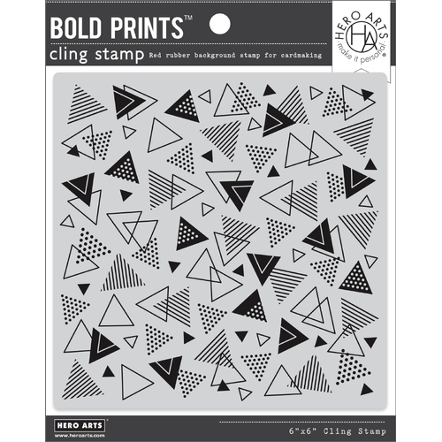 Hero Arts Triangle Mix Bold Prints Stamp