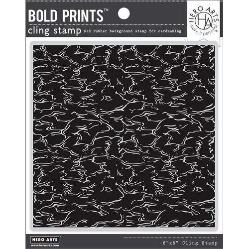 Hero Arts Aqua Texture Bold Prints Stamp