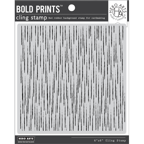 Hero Arts Rain Texture Bold Prints Stamp