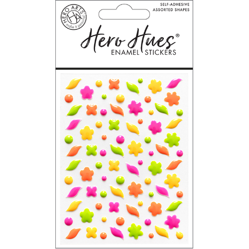 Hero Arts Floral Enamel Stickers