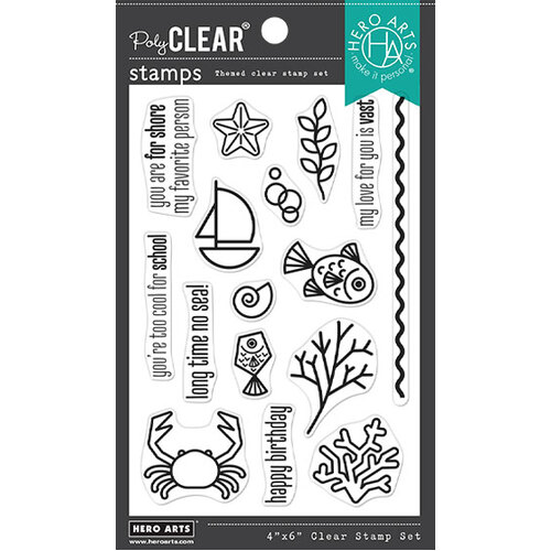 Hero Arts Graphic Reef Stamp