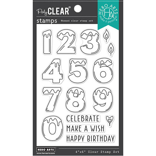 Hero Arts Number Candles Stamp