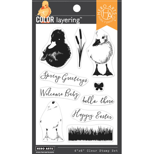 Hero Arts Colour Layering Duckling Stamp