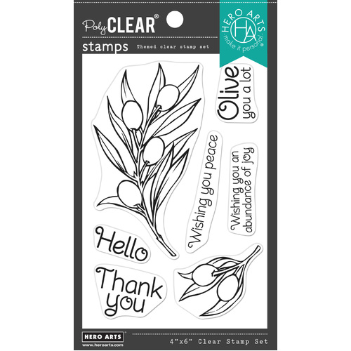 Hero Arts Olive Branch Stamp