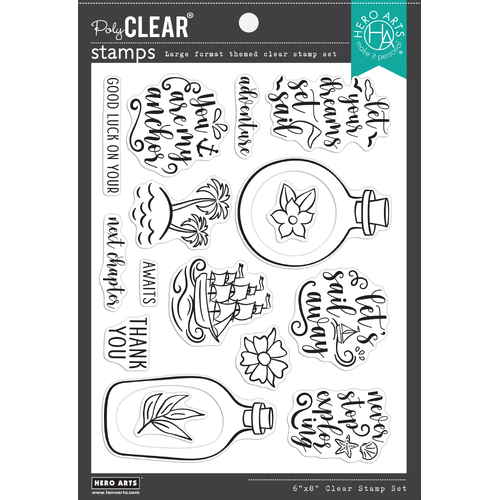 Hero Arts Message in a Bottle Stamp