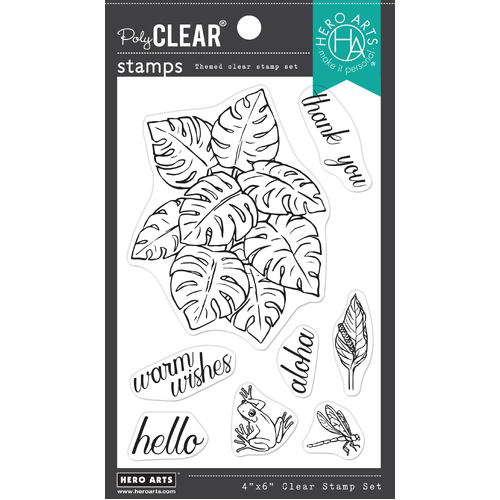 Hero Arts Monstera Stamp