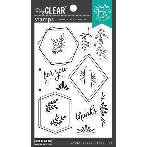 Hero Arts Geometric Frames Stamp