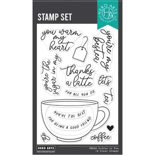 Hero Arts Coffee or Tea From the What's Brewing? Collection