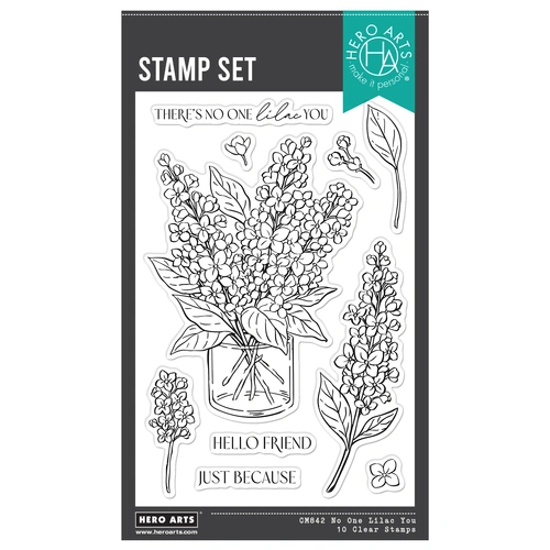 Hero Arts No One Lilac You Clear Stamp Set From the Spring Meadow Collection