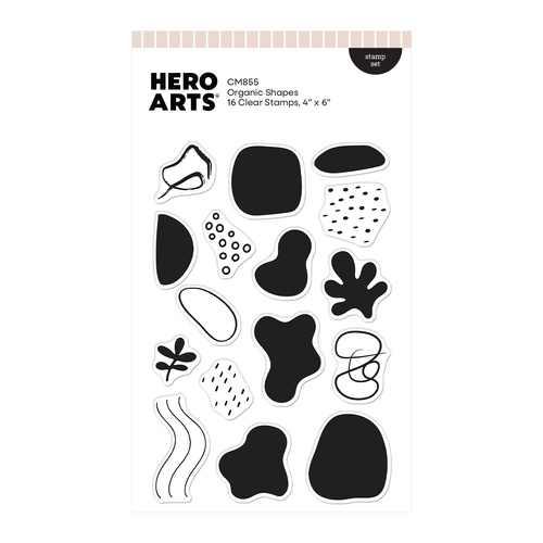 Hero Arts Organic Shapes Clear Stamp Set from the Fresh Flowers Collection
