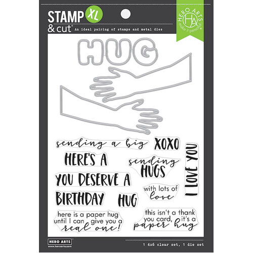 Hero Arts Paper Hug Stamp & Cut XL
