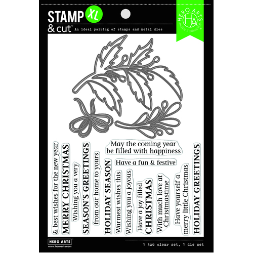 Hero Arts Holly Berries Stamp & Cut XL