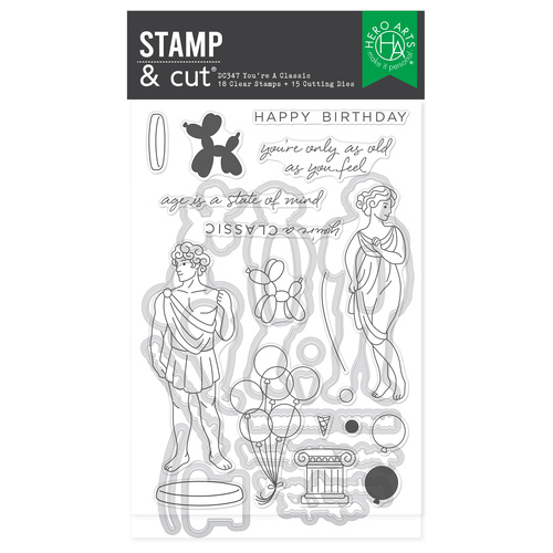 Hero Arts You're A Classic Stamp & Cut from the You're a Classic Collection