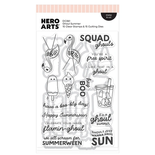 Hero Arts Ghoul Summer Stamp & Cut from the Summerween Collection
