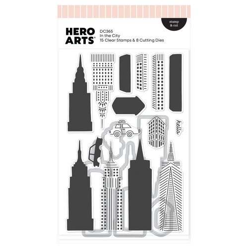 Hero Arts In the City Stamp & Cut Set from the Parade Day Collection