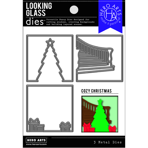 Hero Arts Looking Glass Cozy Christmas Die