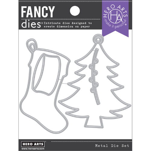 Hero Arts Tree & Stocking Tag Fancy Die