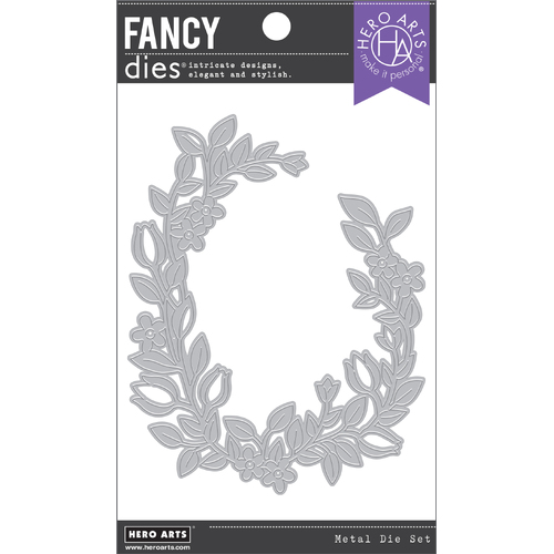 Hero Arts Floral Wreath Fancy Die