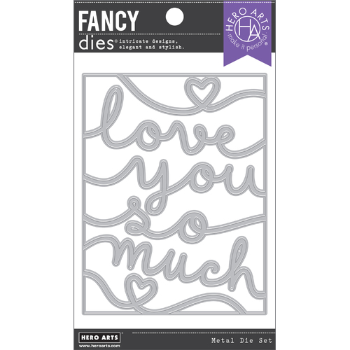 Hero Arts Love You So Much Cover Plate Die